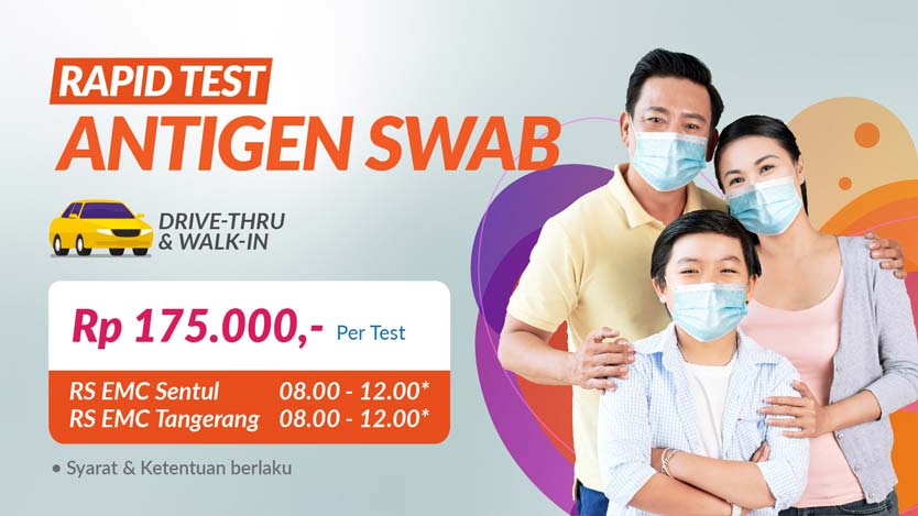 Rapid Test Antigen Swab Rumah Sakit Emc